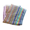 Imabari Residual Thread Colorful Striped Face Towels, Set of 5,