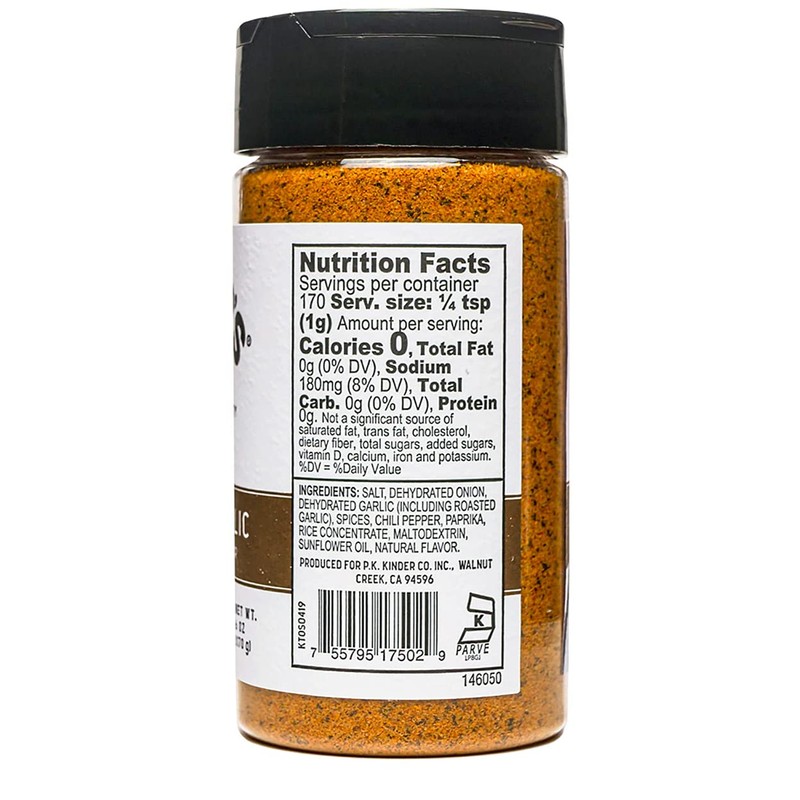 Kinder's Woodfired Garlic Rub (9.5 Ounce) (1)