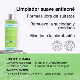 Kit anti acné para piel grasa (Limpiador, tónico, crema hidratante y sérum tratamiento) piel con menos grasa, marcas y acné