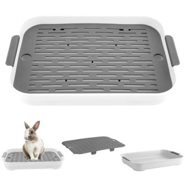 Pet Toilet Tray, Pet Toilet Trainer, Small Animal Cat Litter Tray, Rabbit Toilet Potty, Pet PIPI Toilet, Rabbit Square Cat Litter Tray, Removable for Small Animals
