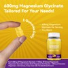 Magnesium Glycinate Gummies 600mg, Non-GMO, Gluten-Free, Magnesium Gummies for Adults