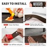 Vinyl Floor Transition Strip Self Adhesive 2 Inch Wide, Non-Slip