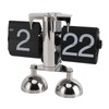 Retro Digital Flip Down Clock Flip Desk Clock Mechanical Battery