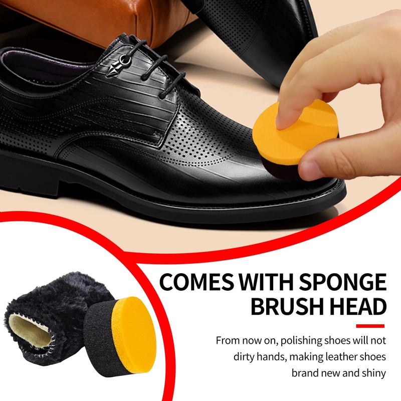 IKI Black Shoe Polish for Leather - Shoe Shine Kit
