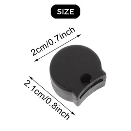 15 piece comfortable rubber clarinet thumb rest cushion protector, suitable for most clarinet protectors (black)