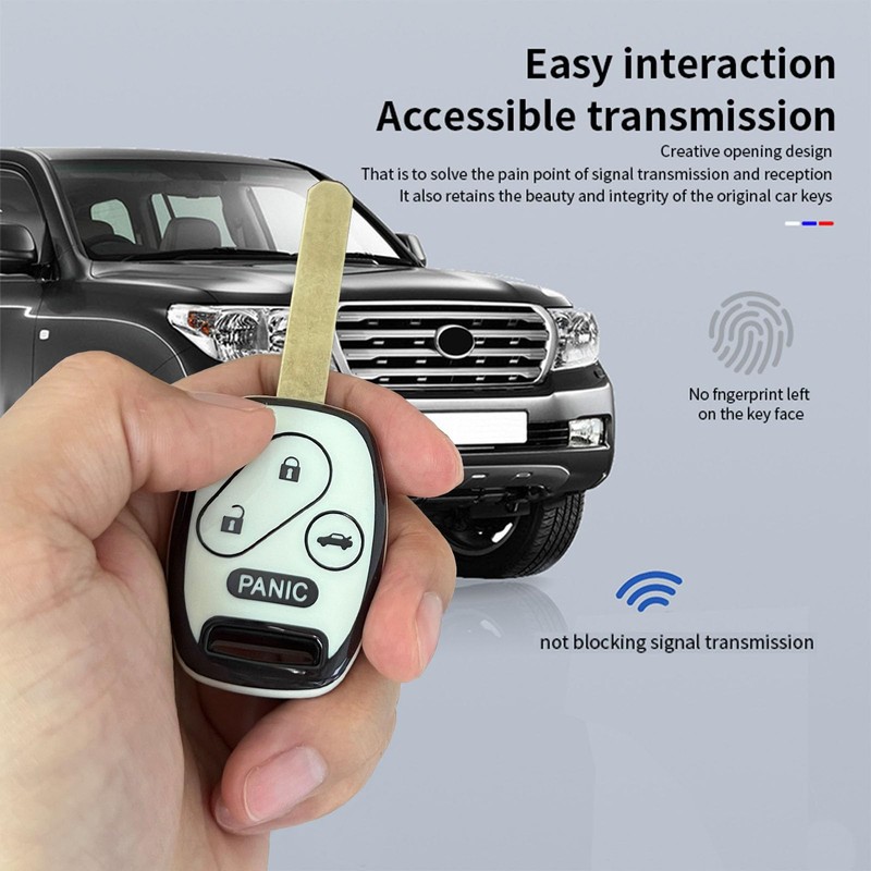 AIOEUOIA for Honda Key Fob Shell Keyless Entry Systems Fit