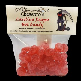 Chesebro's Carolina Reaper Spicy Hard Candy Drops 4.5 Ounces