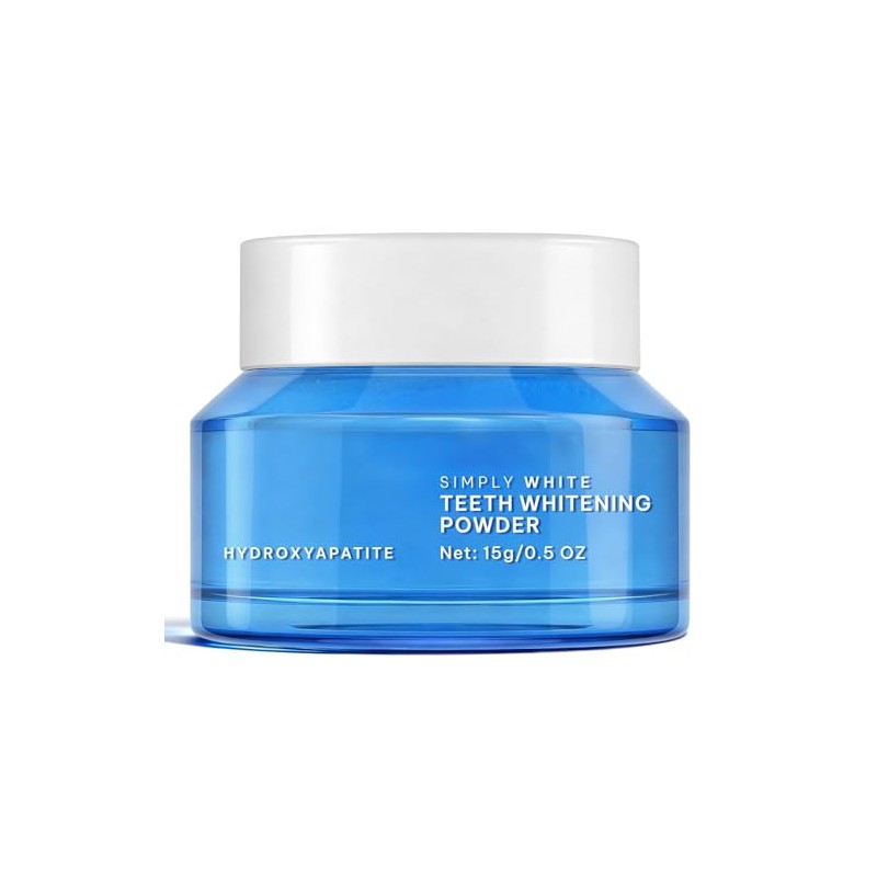 Enamel-Safe Teeth Whitening Powder - Hydroxyapatite - Gentle on Teeth