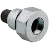 Kakudai 649-846-13W Steel Pipe Fittings, 3-Pipe Joint Male Adapter, White