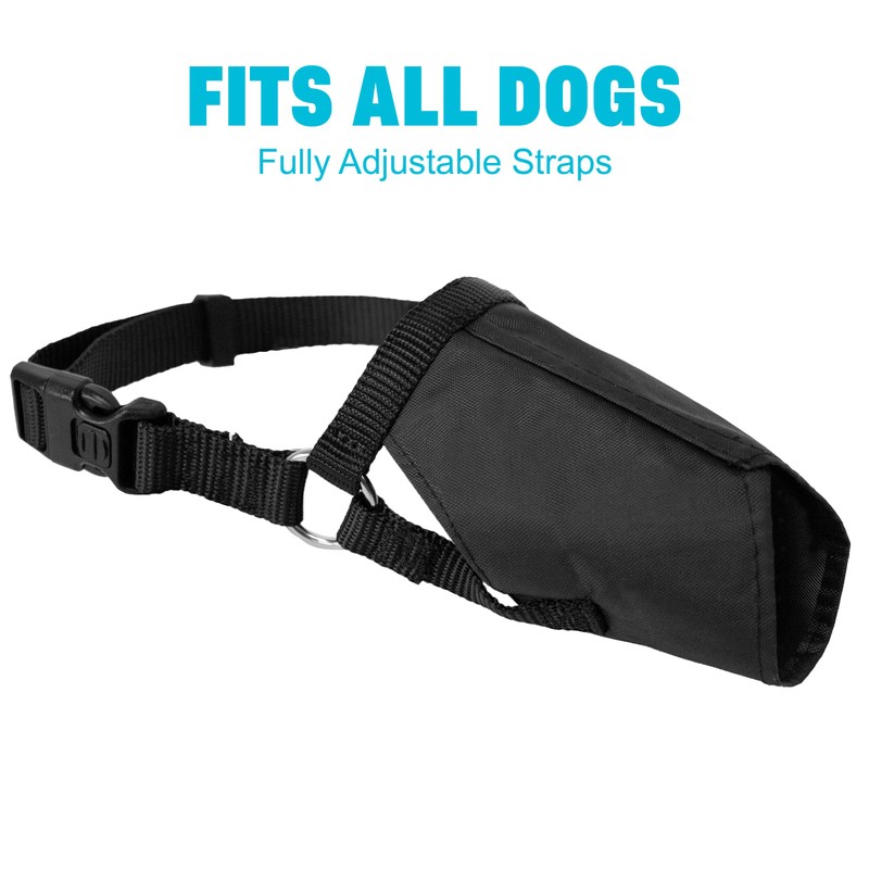 Downtown Pet Supply Soft Flexible Mesh Dog and Cat Muzzle