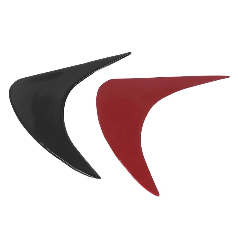 2pcs Headlight Eyebrow Black Decorative Eyelid Cover Trim Replacement for