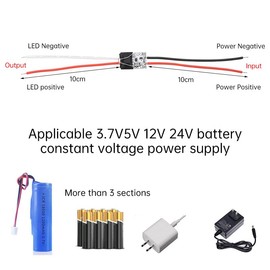 Diymore DIY Light Sensing Switch DC 3.7–24V for for Bathroom, Garage, Laundry Room, Any Bulbs, Occupancy Vacancy Sensor