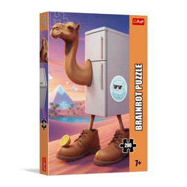 Trefl - BrainRots, The Fridge Camel - Puzzle da 200 pezzi - Un puzzle colorato che raffigura un universo surreale, per bambini dai 7 anni in su