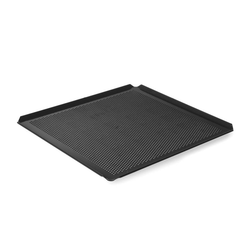 HENDI Baking Tray with Teflon™ Non-Stick Coating, with 4 Upstands,