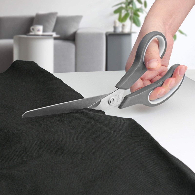 KUONIIY Scissors Ultra Sharp Blades Soft Comfort-Grip Handles Multi-Purpose Scissors