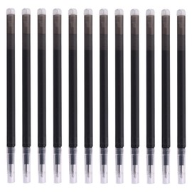 Uirheurd Pack of 12 Erasable Rollerball Pens 400 m Pen Refills, Refills, Compatible with Ploit, for Office Supplies, School Supplies, Students, 0.7 mm