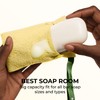 ZOMCHI Bar Soap Saver Bag with Different Roughness, Exfoliating Soap