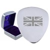 GB England Flag Steel Guitar Plectrum Pick Engraved in Box
