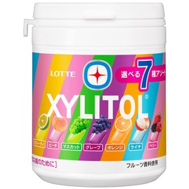 Lotte xylitol gum seven assorted bottle 143g [Parallel import]