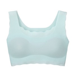 Wacoal CFX351 Kids Juniors STEP3 Girls Wirefree Bra, Stretches Very Easy, Sweat Absorbent, Quick Drying, Removable Pads Included, ME