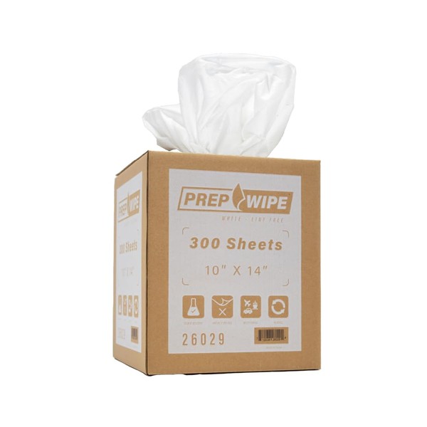 Prep Wipe white Lint Free Cleaning Towels Pack of 300
