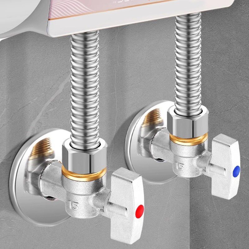 Heavy Duty Brass Valves 1/2" For Hot & Cold Water