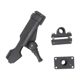 SM SunniMix Fishing Boat Rod Holder Support Base Adjustable Portable Lightweight Kayak Fishing Pole Holder Rod Rack for Boating Kayaking