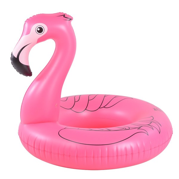 HIWENA Flamingo Float, Inflatable Flamingo Pool Float Tube for Party,