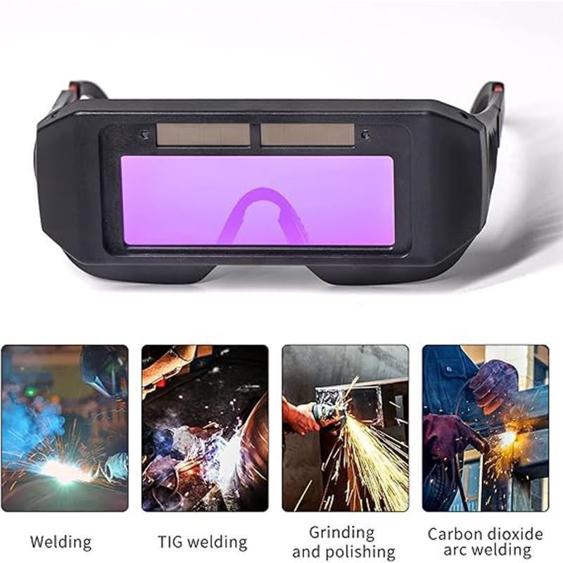 Welding Glasses, Fully Automatic Solar Powered Light Changing Welding Eye