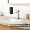 AUMIO Chamber Shower Soap Dispenser Trio Wall Mounted Shampoo and