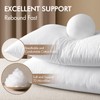 MIULEE 16x36 Inch Premium Lumbar Throw Pillow for Bed Sofa