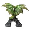 Ebros Gift Green And Gold Scales Behemoth Dragon Perching On