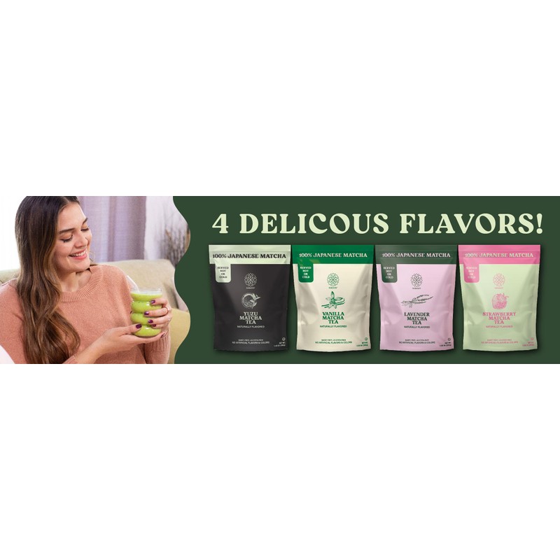 Harmony Matcha Lavender– Premium Japanese Matcha Powder, Shade-Grown & Stone-Ground,