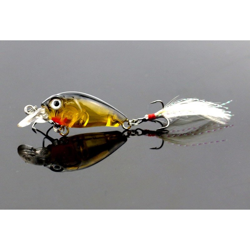 CENPEK 5pcs Luya Bait 4.5cm/4g Micro-submersible Hard Bait Blood Tank