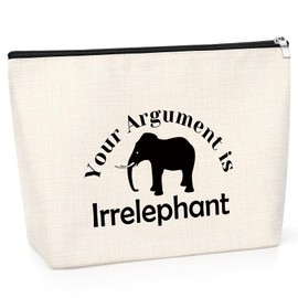 Elephants Gifts for Women Teen Girls Cosmetic Bag Elephant Themed Gifts for Mum Sister Friend Colleague Elephants Lover Gift Animal Lover Gift Christmas Birthday Presents Makeup Travel Pouch