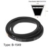 sourcing map 2pcs B-1549 V-Belts Drive Belt 1549mm Inner Girth