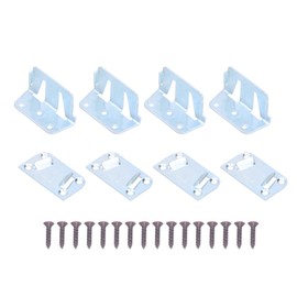 4PCS Bed Rail Brackets Portable Stainless Steel Bearing Strong Bed Replacement Parts