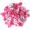 100 Super Soft Hair Ponios, Girls Hair Accessories, Ponytail Holders,