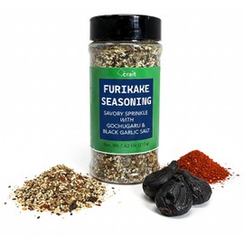 Furikake Rice Seasoning Japanese with Seaweed, Sesame, Gochugaru Nori Komi Furikake, Japanese Rice Seasoning Shaker Jar 7.62 Ounce