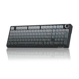 SOLAKAKA KI99 Pro 96% Wireless Mechanical Keyboard, RGB Gaming Keyboard, Hot-Swappable Pre-Lubed Switches, Gasket Structure Creamy Keyboards (Gradient-Black, Non-Silent Version)