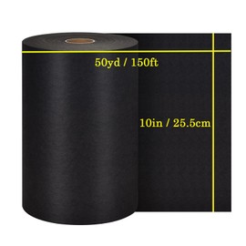 Black Cut Away Embroidery Stabilizer Backing (10 in x 50 yd Roll), Seneme Stabilizer for Embroidery Medium Weight 2.5oz Cutaway Embroidery Stabilizers for Machine Embroidery Stabilizer and Hand Sewing