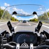 180° Wide-Angle Motorcycle Rearview Mirror for Blind Spot Visibility –