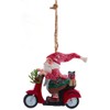 Kurt S. Adler Playful Gnome Ornament (Motorcycle)