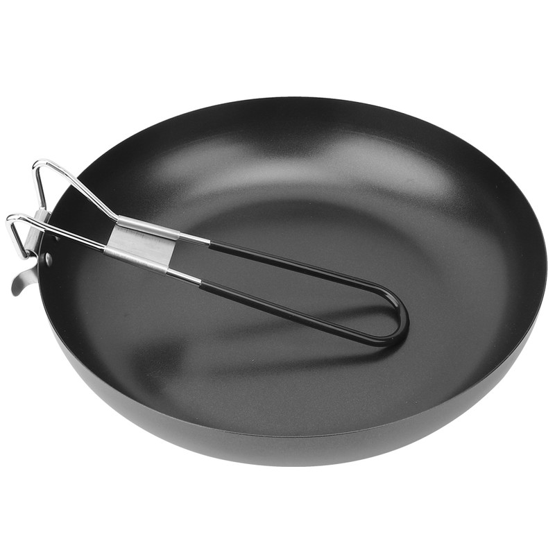 Outdoor Portable Pan Foldable Camping Cookware Non‑Stick Pan Cooking Frying