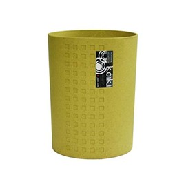 Yawata Kasei Way-be Koiki Modern Dust Box, Small Round Size, 1.5 gal (4.5 L), Green