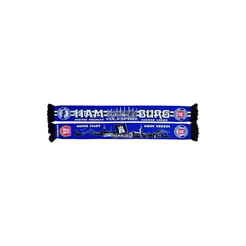 Hamburg fan scarf fan Volkspark silk scarf, blue