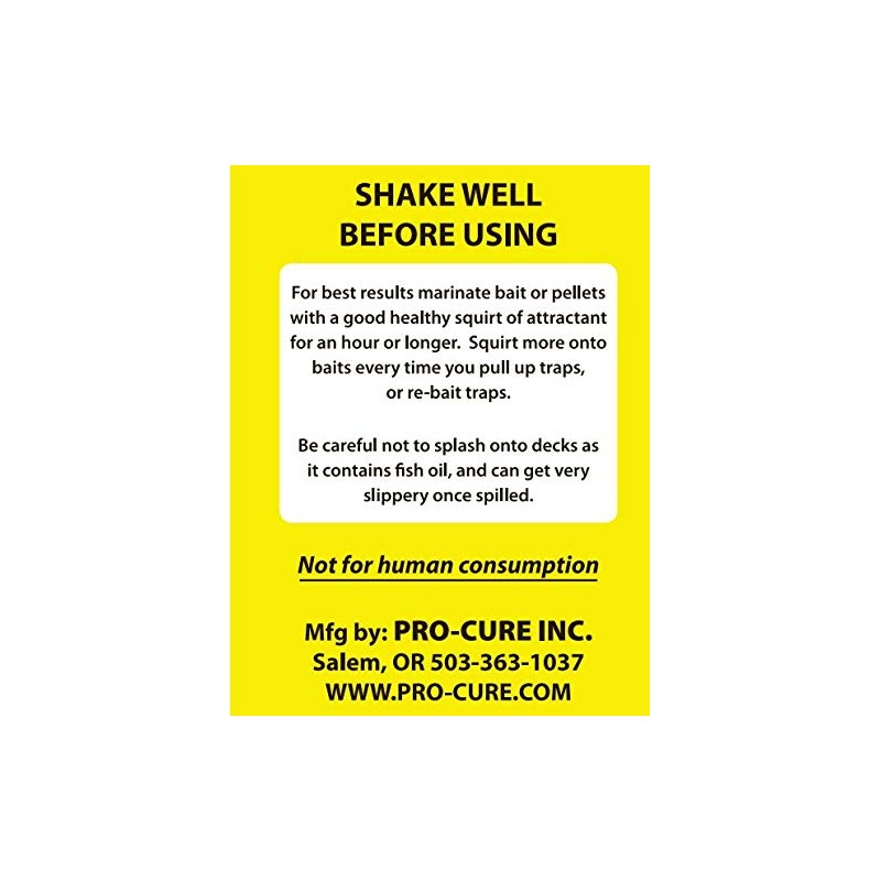 Pro-Cure Crab & Shrimp Attractant, 1/2 Gallon