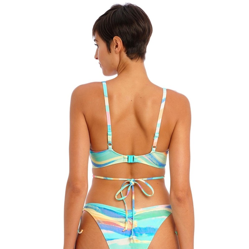 Freya Summer Reef Underwired Bikini Top Aqua Blue 34F