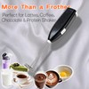 3-Pack Milk Frother, Powerful Handheld Drink Mixer with Stainless Steel