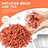 Knight Bricklayer Brick and Mortar Construction Set, Clay Mini Bricks
